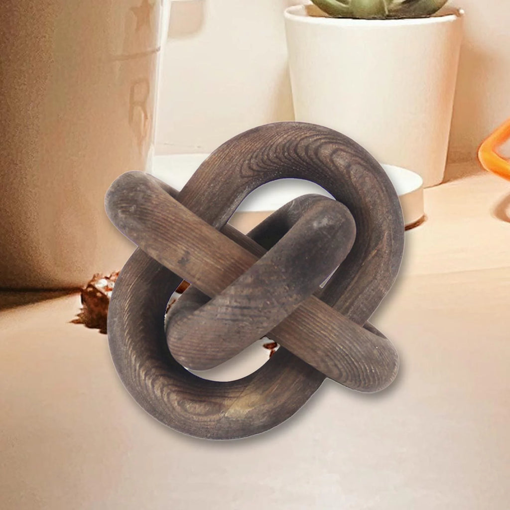 3 Link Wooden Chain Decor Y52530
