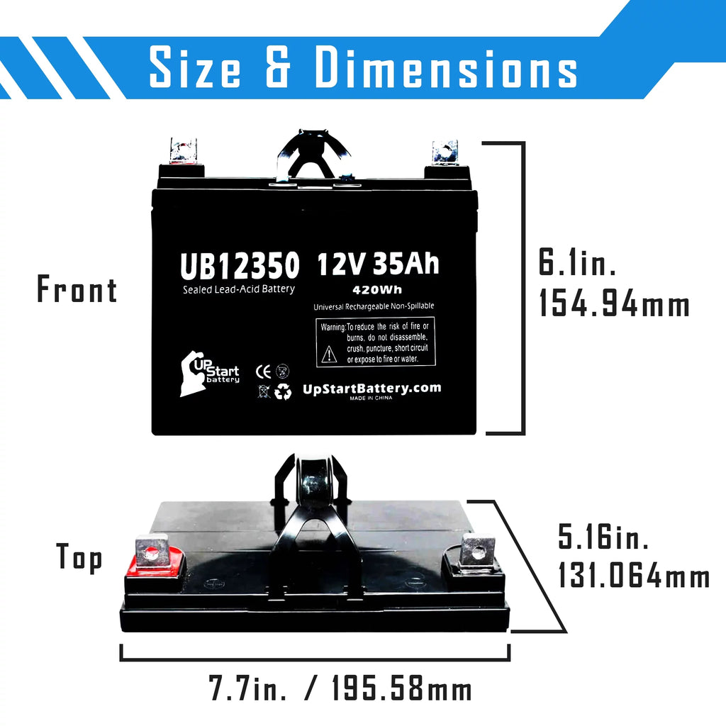 12V 35Ah Sealed Lead Acid Battery A46989