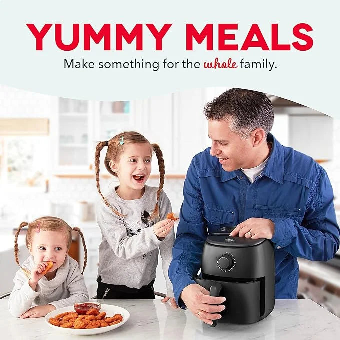 Black 2.6 Qt Electric Air Fryer C678541