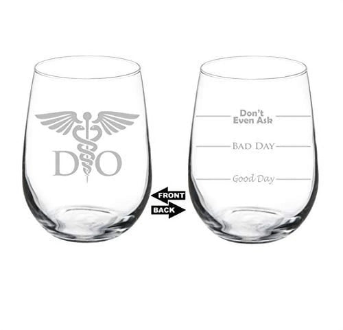 17 oz Stemless Wine Glass Goblet A728