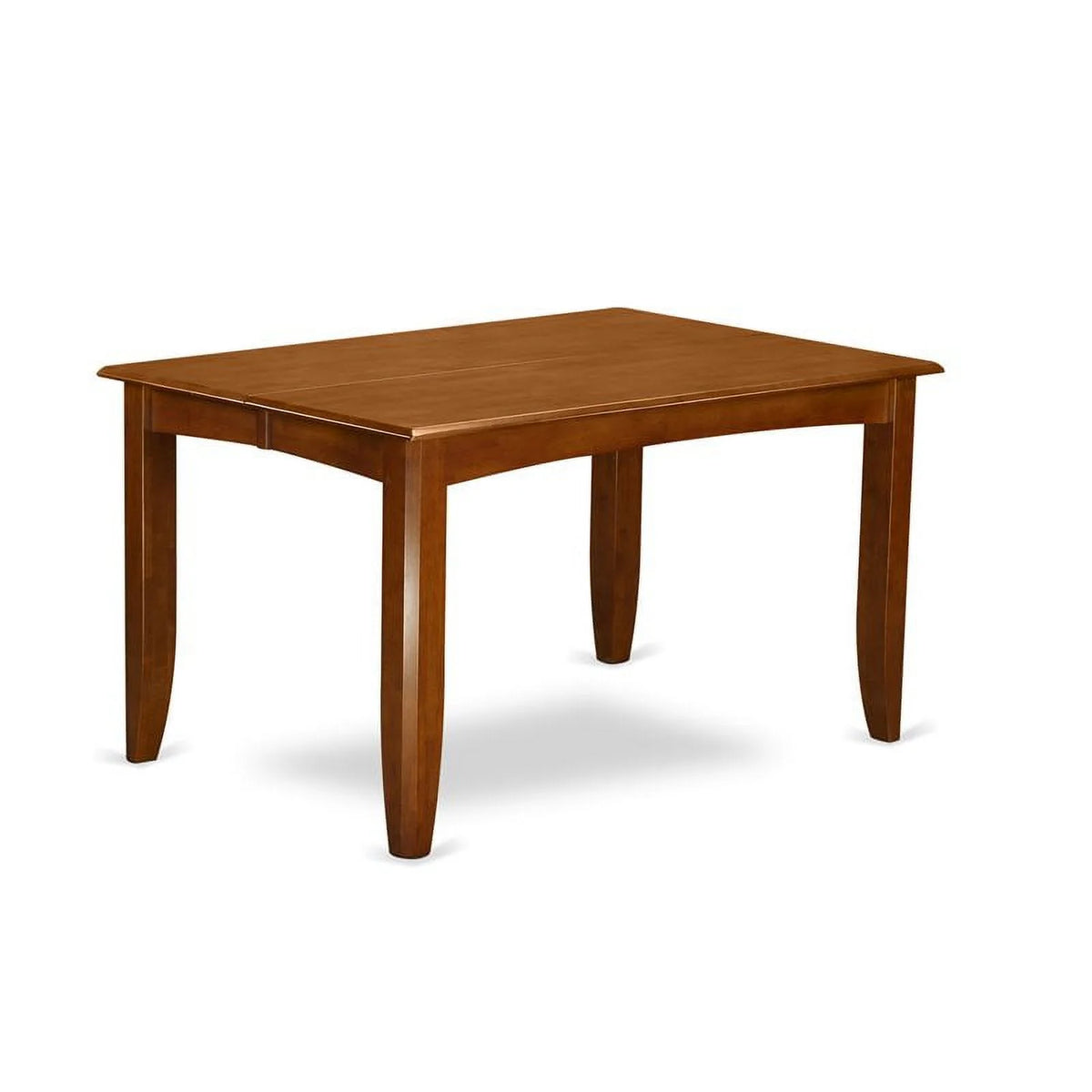 Modern Square Wood Dining Table in Saddle Brown M660356