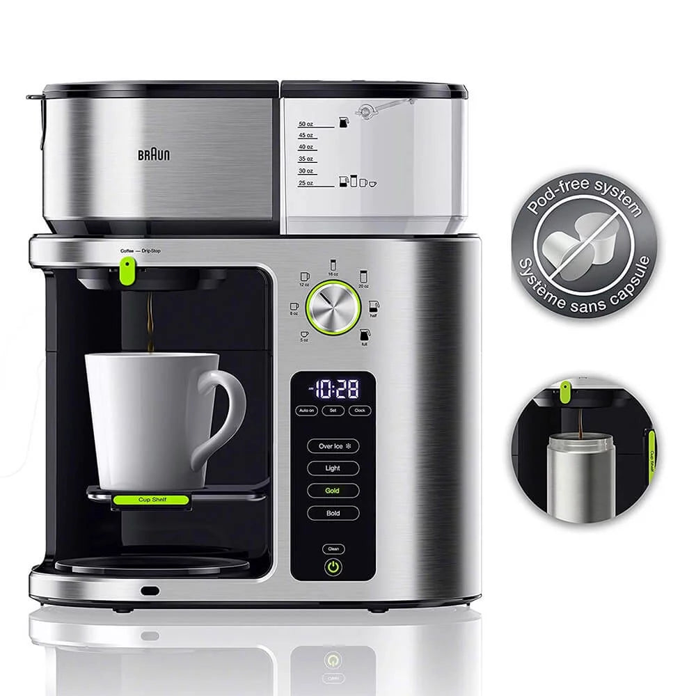 Stainless Steel 10 Cup Drip Coffee Maker B967599