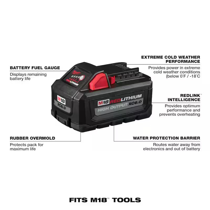 18V Lithium-Ion Brushless Cordless Deep Cut Band Saw Kit with Two 6.0Ah Batteries X6863