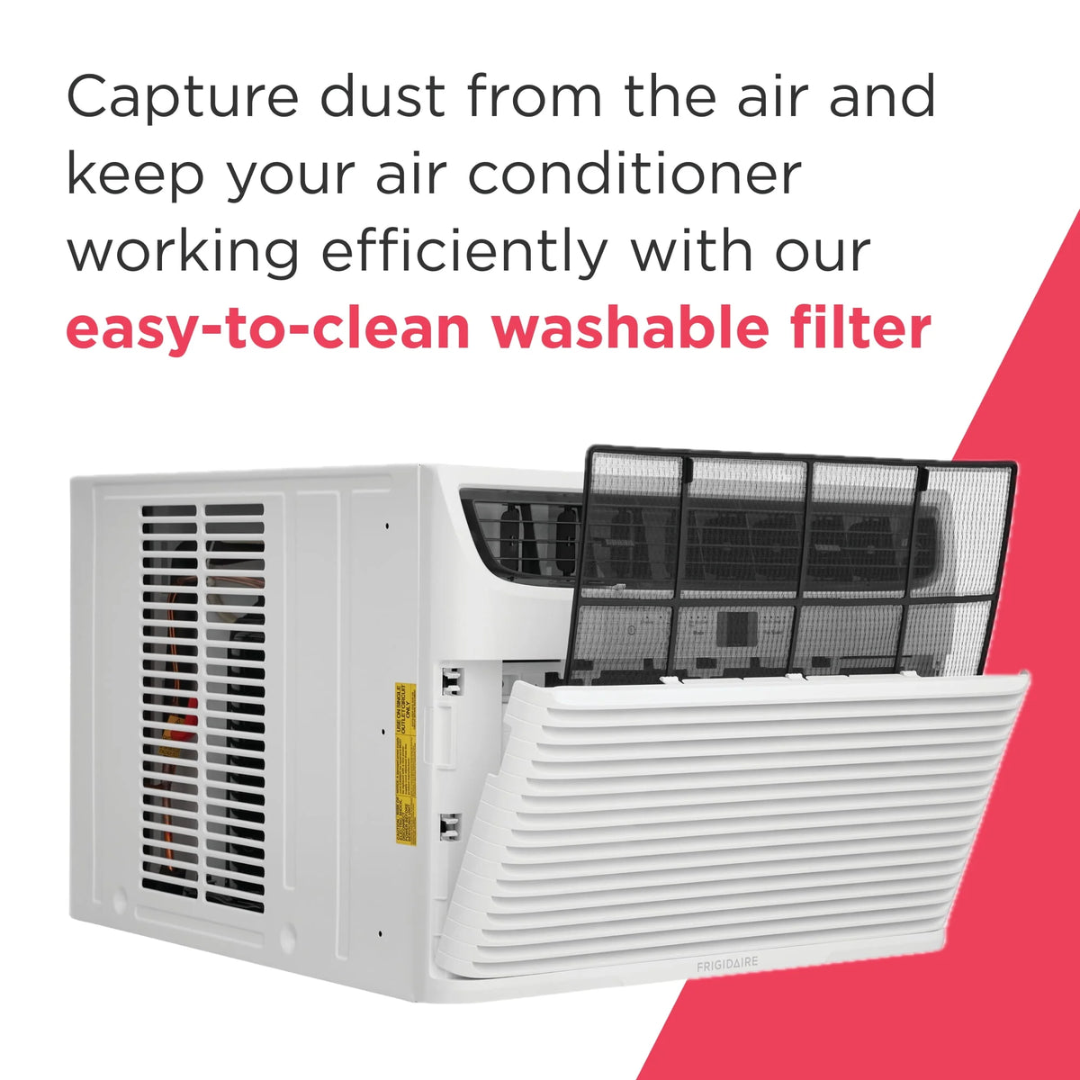 18,000 BTU Window Air Conditioner with Supplemental Heat D252