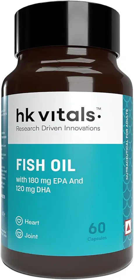 1000mg Omega 3 60 Capsules with EPA & DHA K206