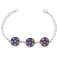 Murano Glass Millefiori Bracelet R55872
