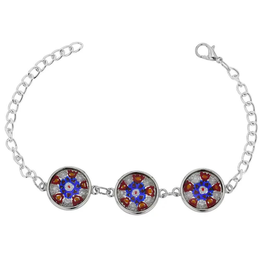 Murano Glass Millefiori Bracelet R55872