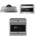 36 Electric Range, Range Hood and Microwave U249246