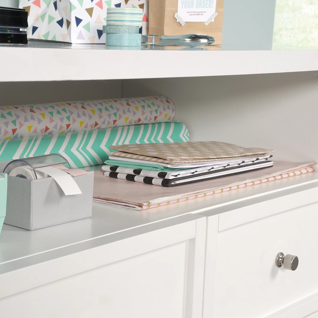 4 Drawer White Storage Cabinet I32879