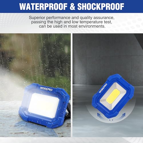 Rechargeable Magnetic LED Work Light 2000LM 2 Pack L894
