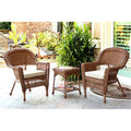 3 Piece Resin Wicker Patio Conversation Set S91437