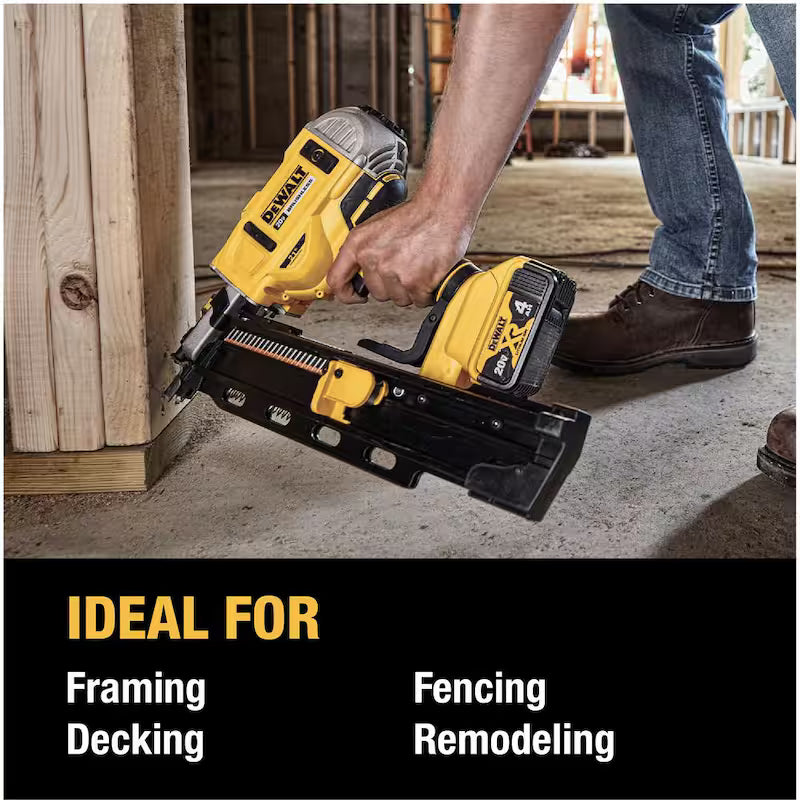 20V MAX Cordless Brushless Framing Nailer with Battery and Charger V588837