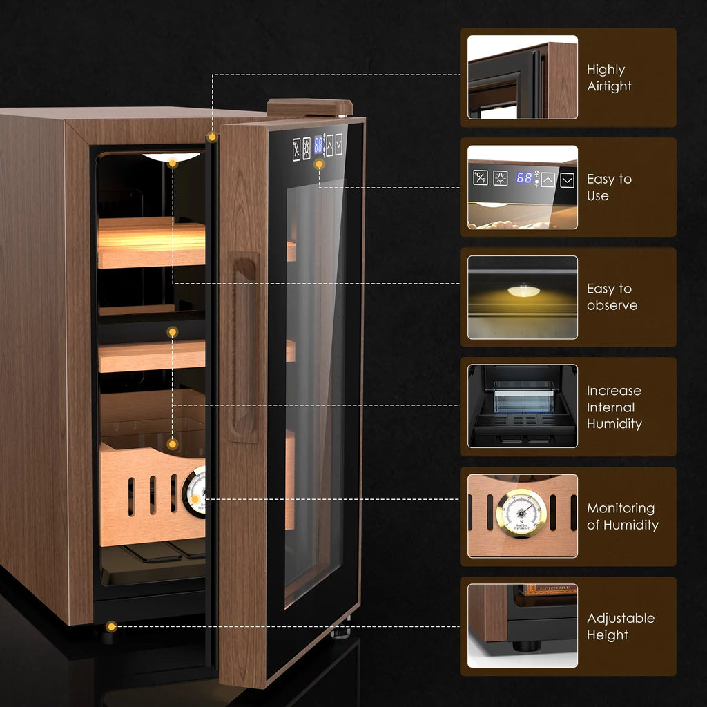 26L Electric Cigar Humidor with Cooling Humidity Control J415083