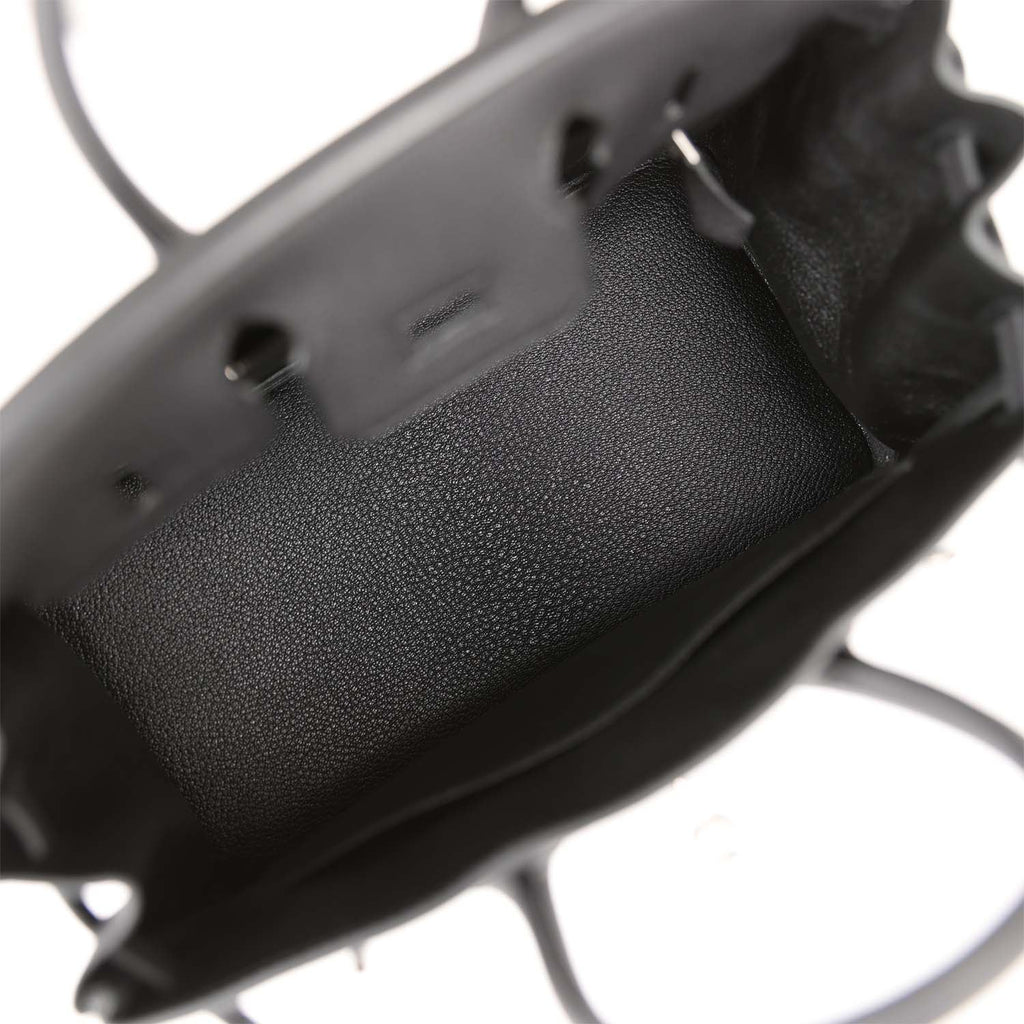 Black Leather Handbag V104