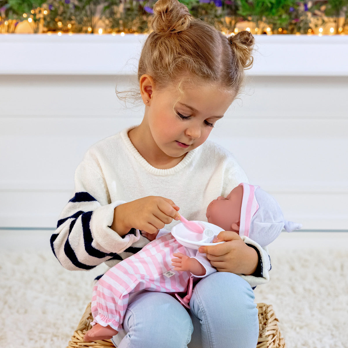 15" Soft Body Baby Doll Gift Set Y412