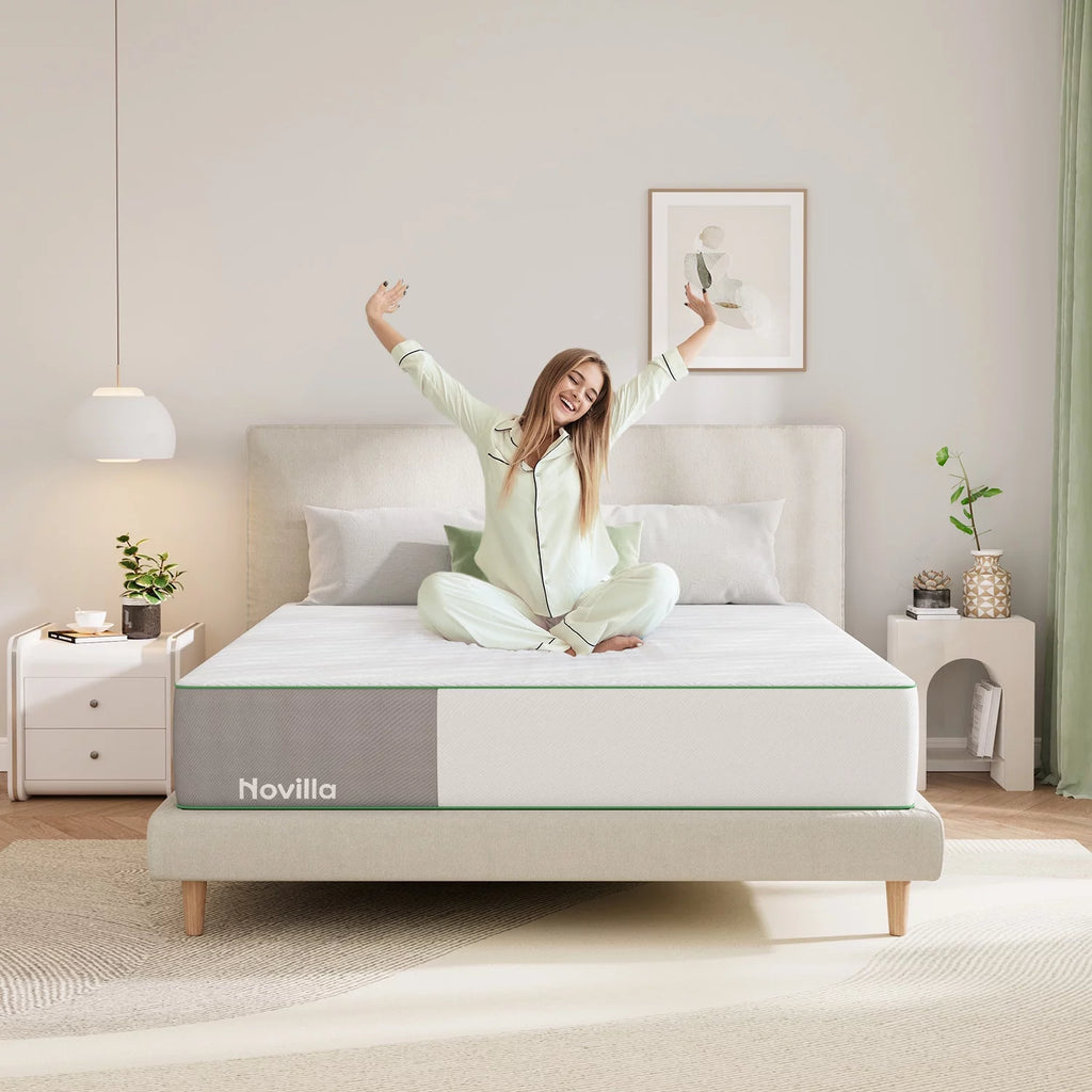 10'' Medium Firm Gel Memory Foam Mattress, Full Size N422