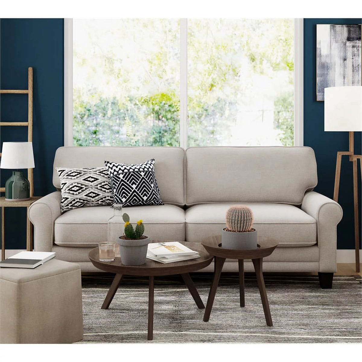 Light Gray Fabric Sofa F620