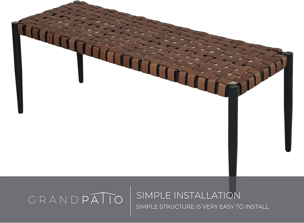 Natural Brown 2-Seat Bench O344310