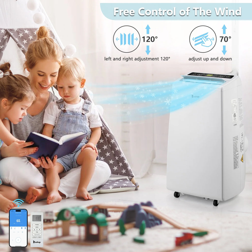 12000 BTU Portable Air Conditioner with Dehumidifier and Fan A673928