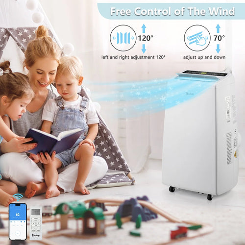 12000 BTU Portable Air Conditioner with Dehumidifier and Fan A673928