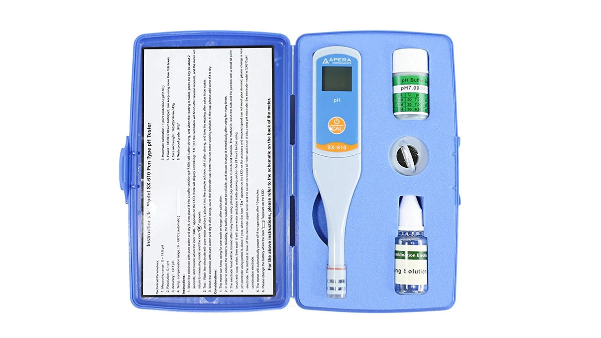Waterproof pH Pen Tester 0.1 pH Accuracy S17016