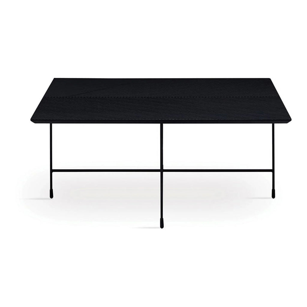 Black Engineered Wood Rectangular Coffee Table A74564