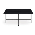 Black Engineered Wood Rectangular Coffee Table A74564