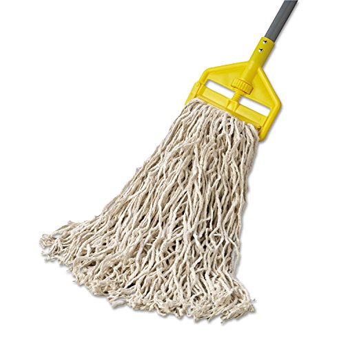 Cotton Wet Mop Head, 24 oz, White, Pack of 12 B9368