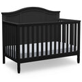 Black Convertible Baby Crib K1857
