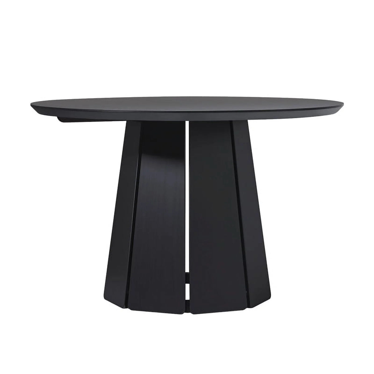 Black Round Pedestal Dining Table E41468