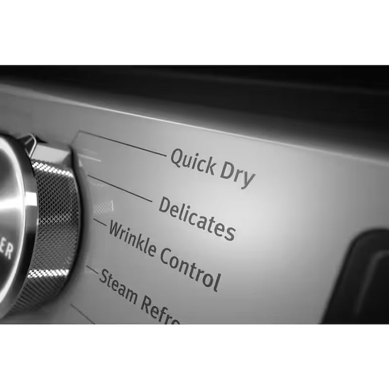 White 7.3 cu. ft. Electric Vented Dryer with Steam L8130