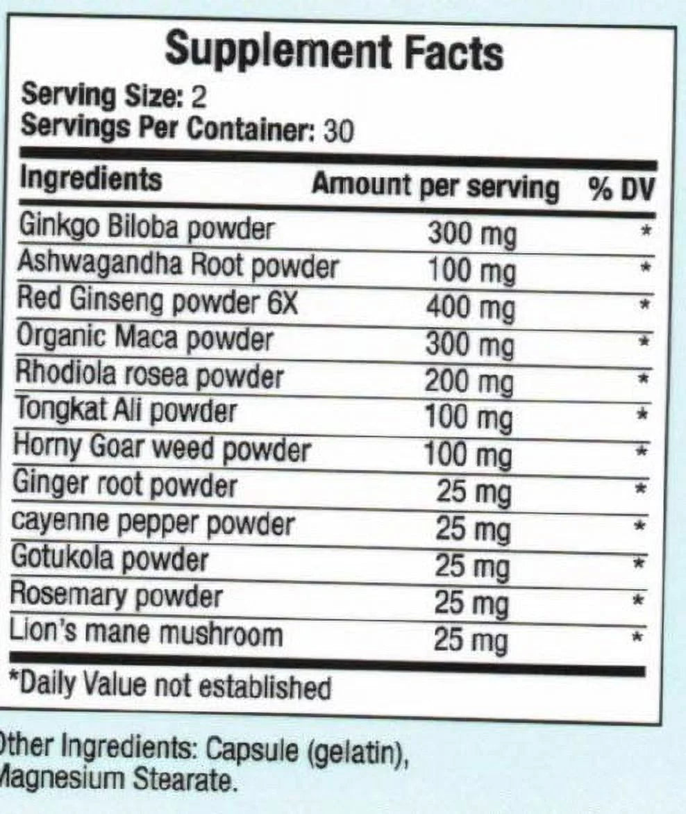 Brain Food and Libido Blend Z4495