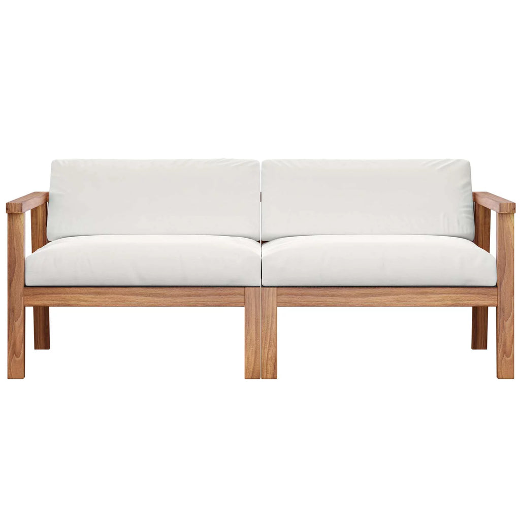 Teak Wood 2-Seater Loveseat B880568