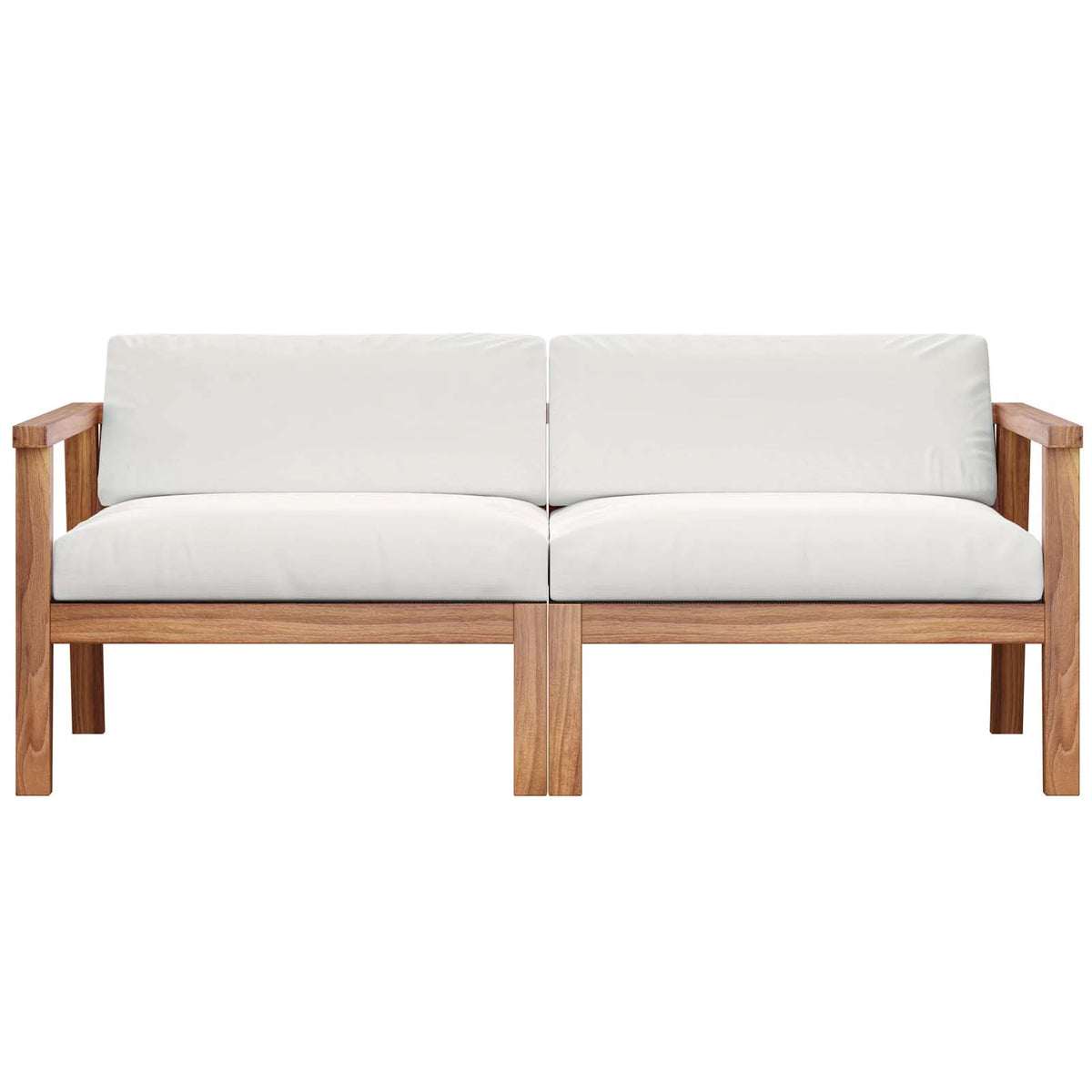 Teak Wood 2-Seater Loveseat B880568