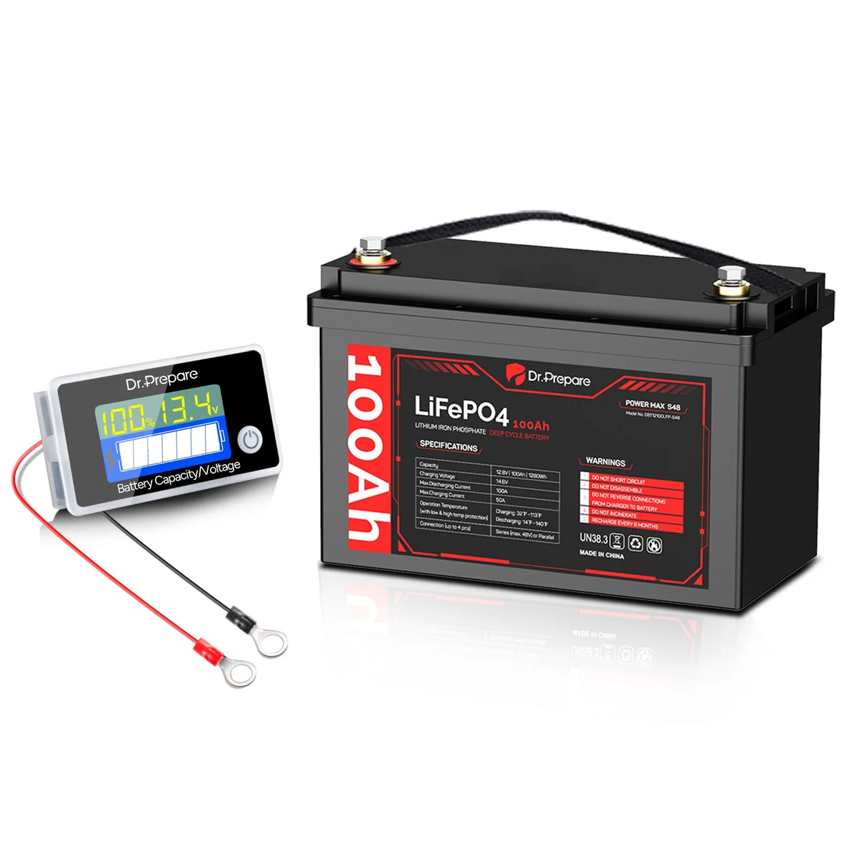 100Ah LiFePO4 Lithium Deep Cycle Battery C7321