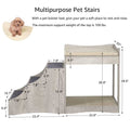 Pet Bunk Bed with Removable Step A270742