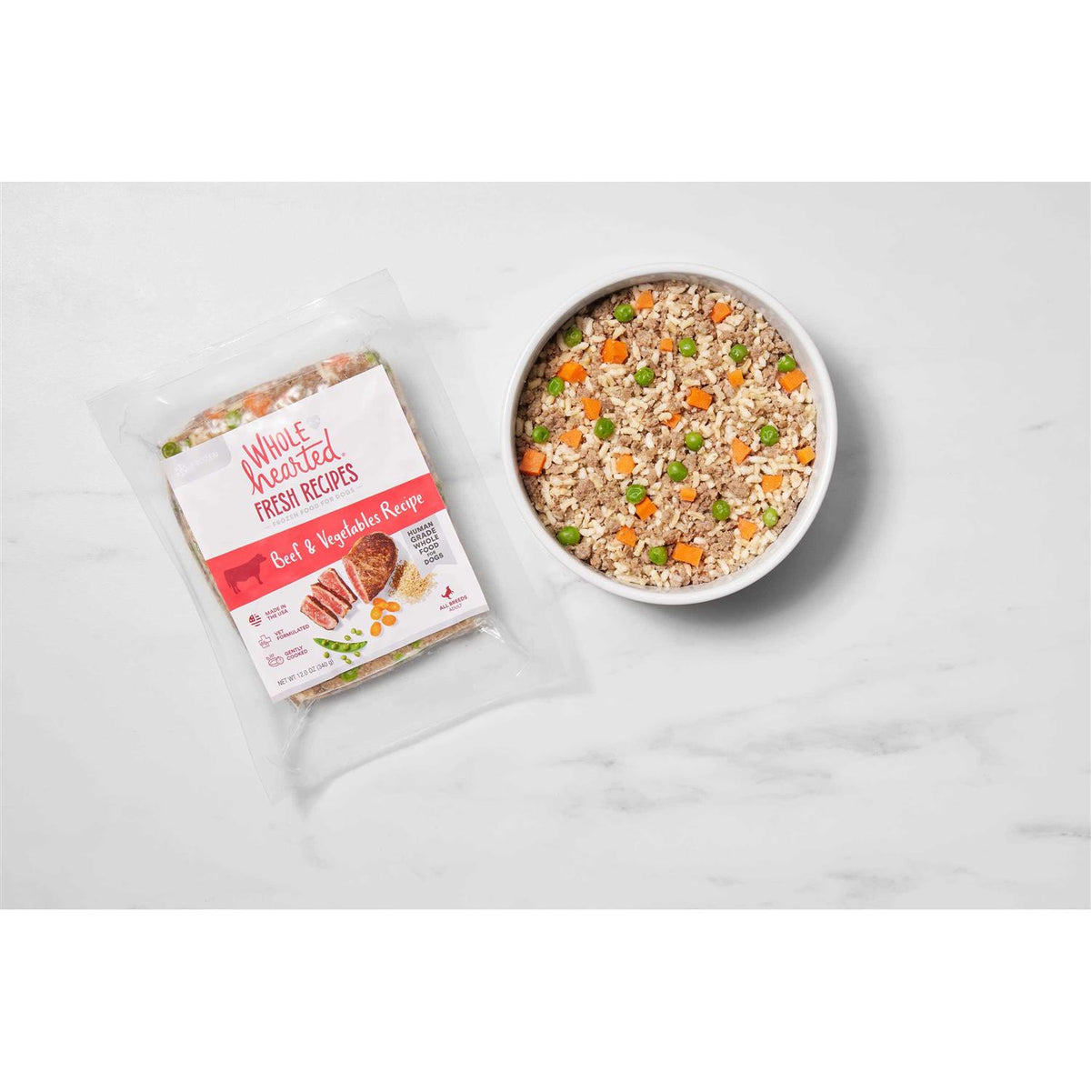 Frozen Beef Recipe Dog Food A3088
