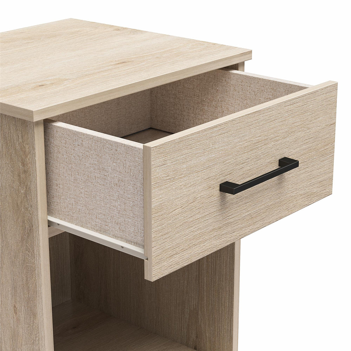 Light Oak Nightstand with Drawer L8038