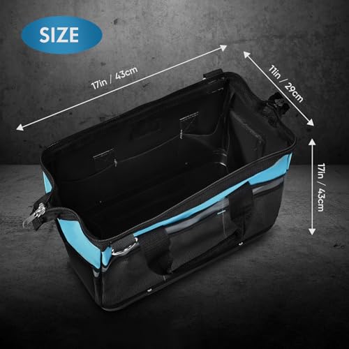 16 Inch Heavy Duty Tool Bag Organizer with Adjustable Strap S432986