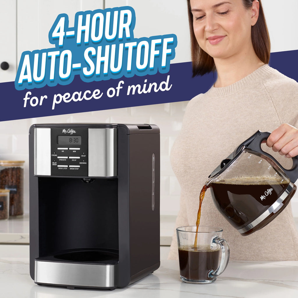 12 Cup Coffee Maker with Decaf Function J195