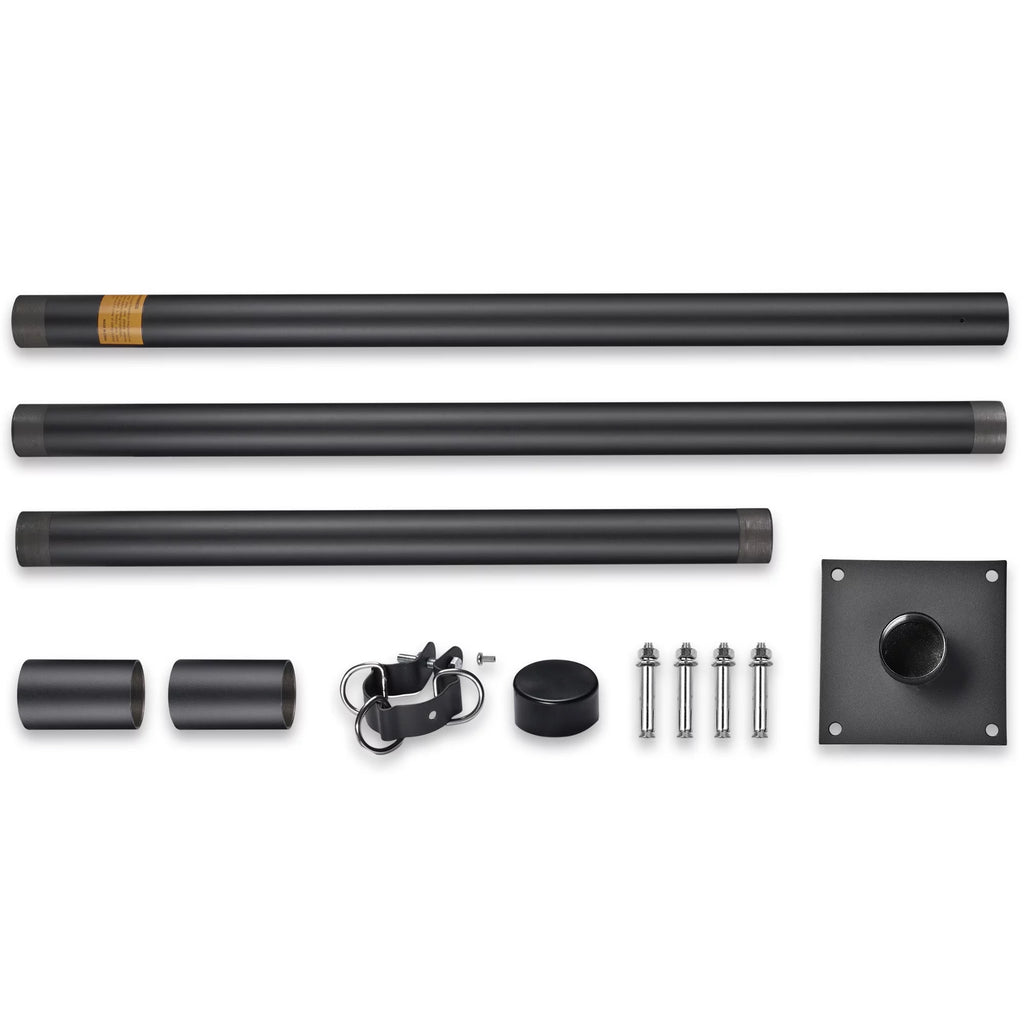 10Ft Black Shade Sail Pole Y841122