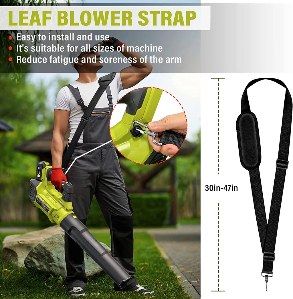 Cordless Leaf Blower 600CFM 165MPH with 2.5Ah Battery T80010