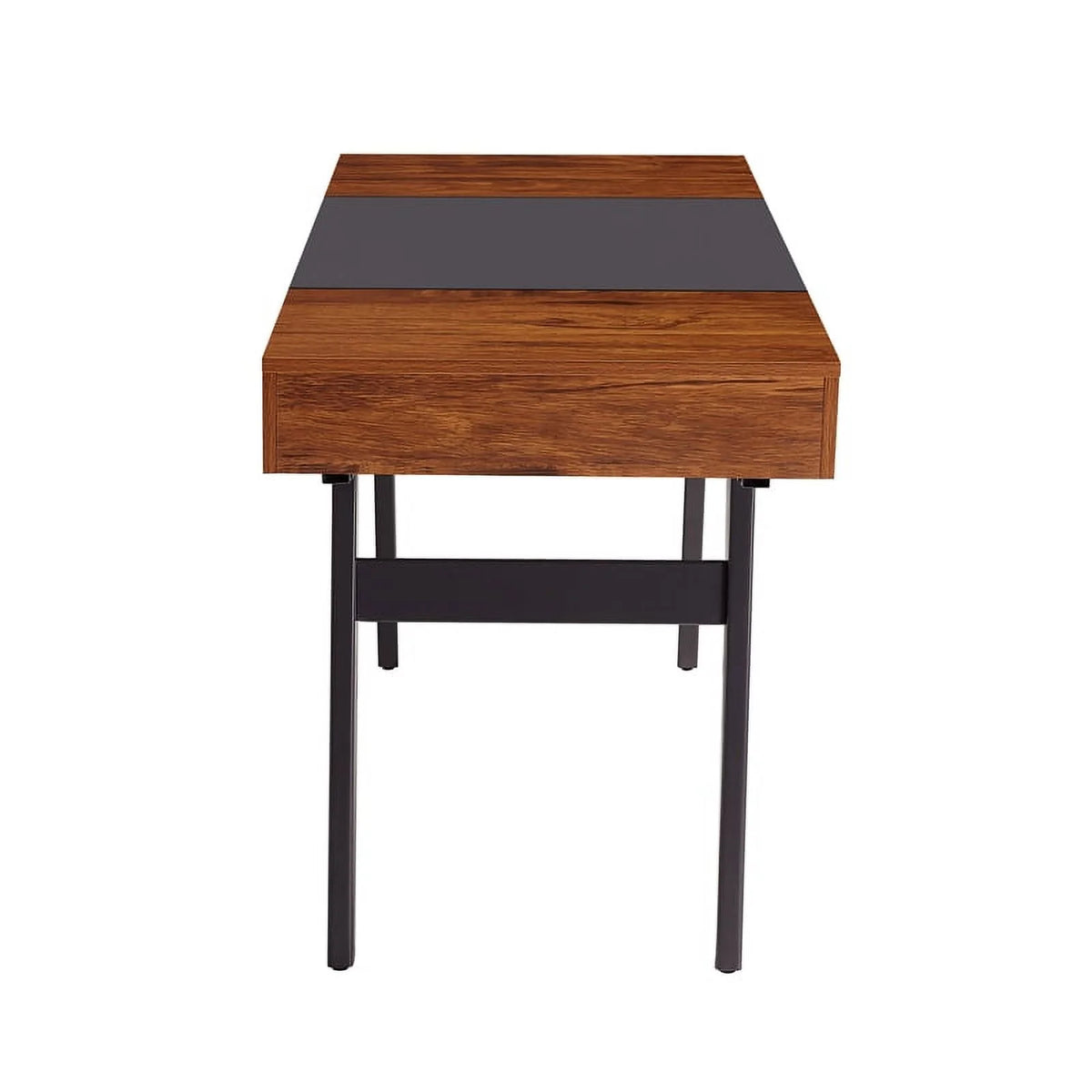 Mahogany Expandable Desk with Storage I250