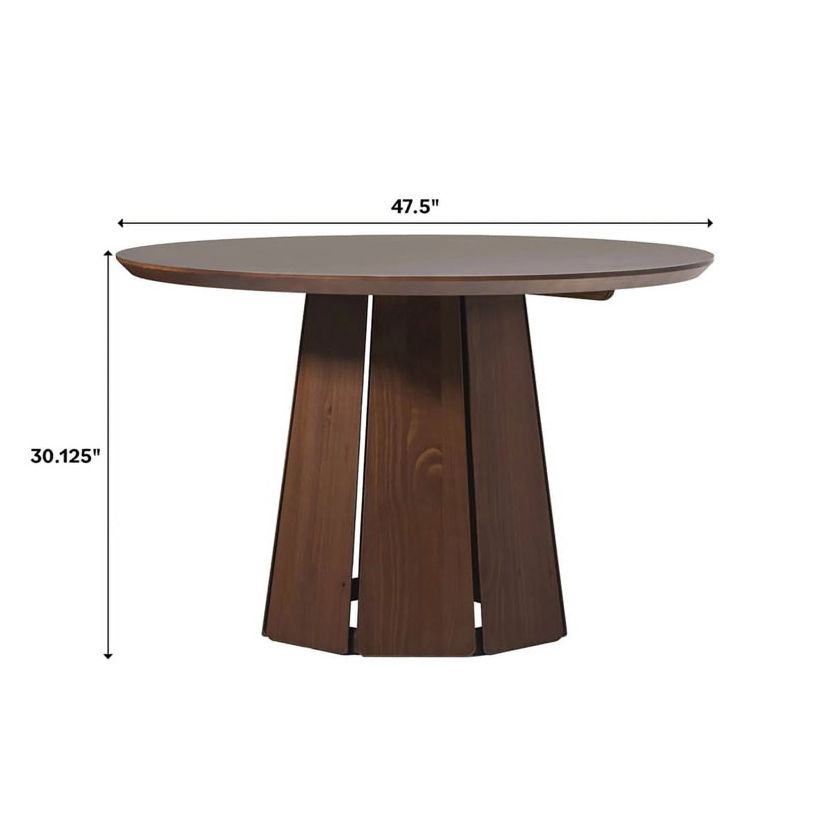 Black Round Pedestal Dining Table E41468