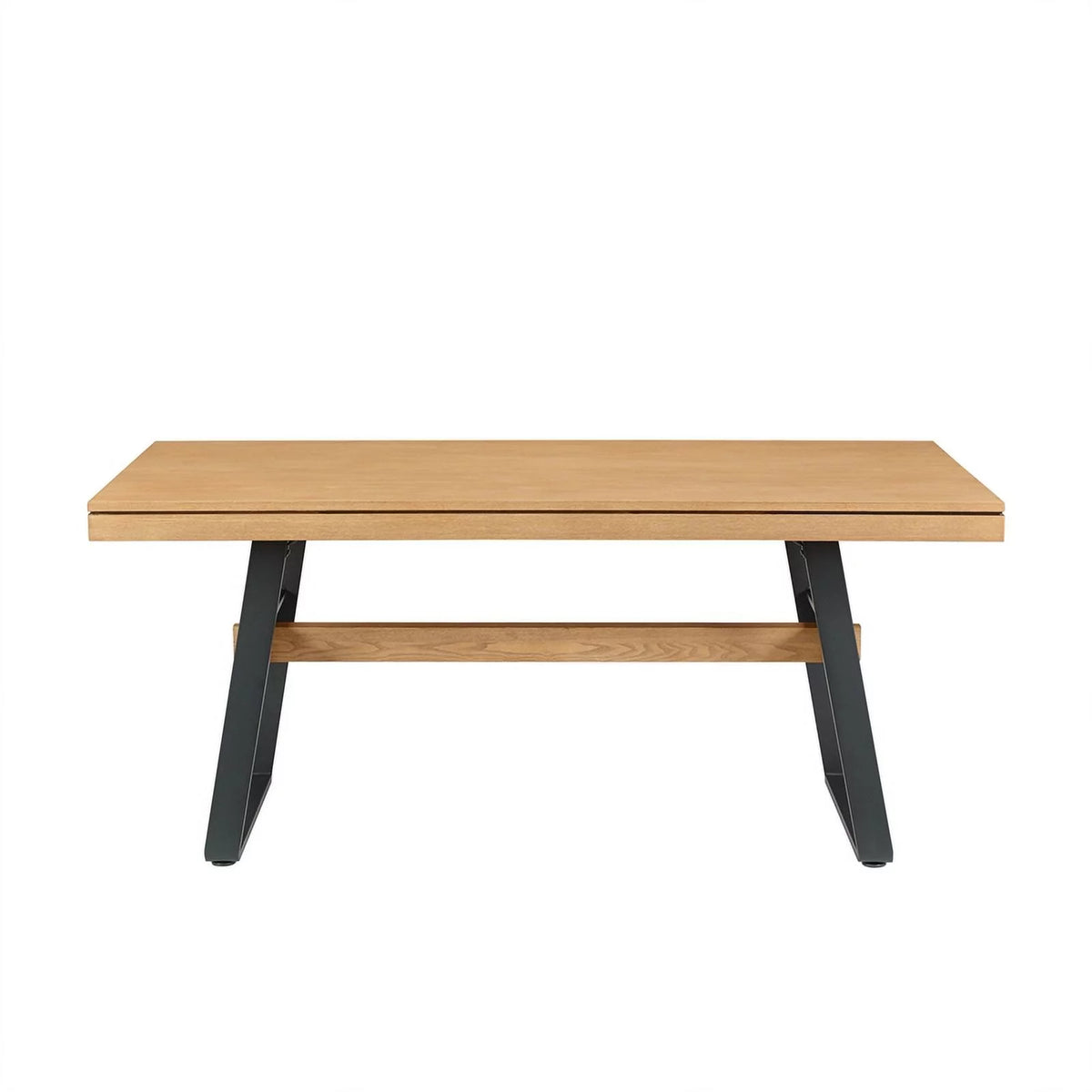 72" Light Oak Wood Dining Table O669258