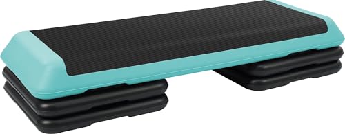 Adjustable Step Aerobic Platform with 4 Risers M1149