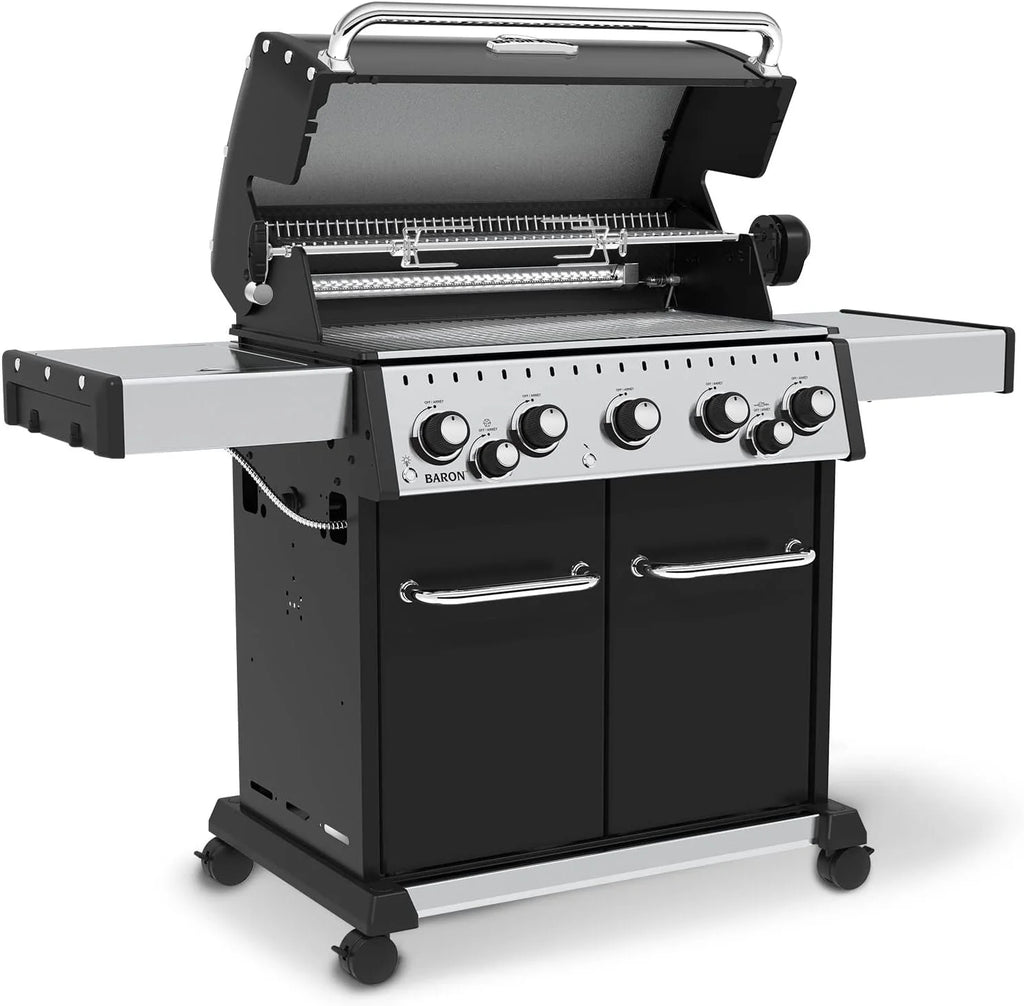 Liquid Propane LP Silver Black Grill K557