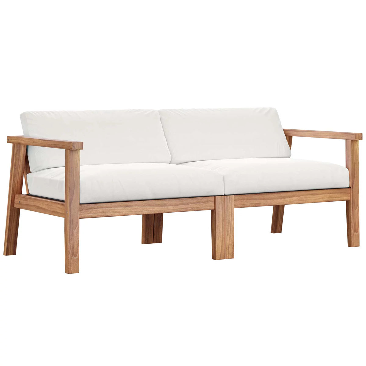 Teak Wood 2-Seater Loveseat B880568