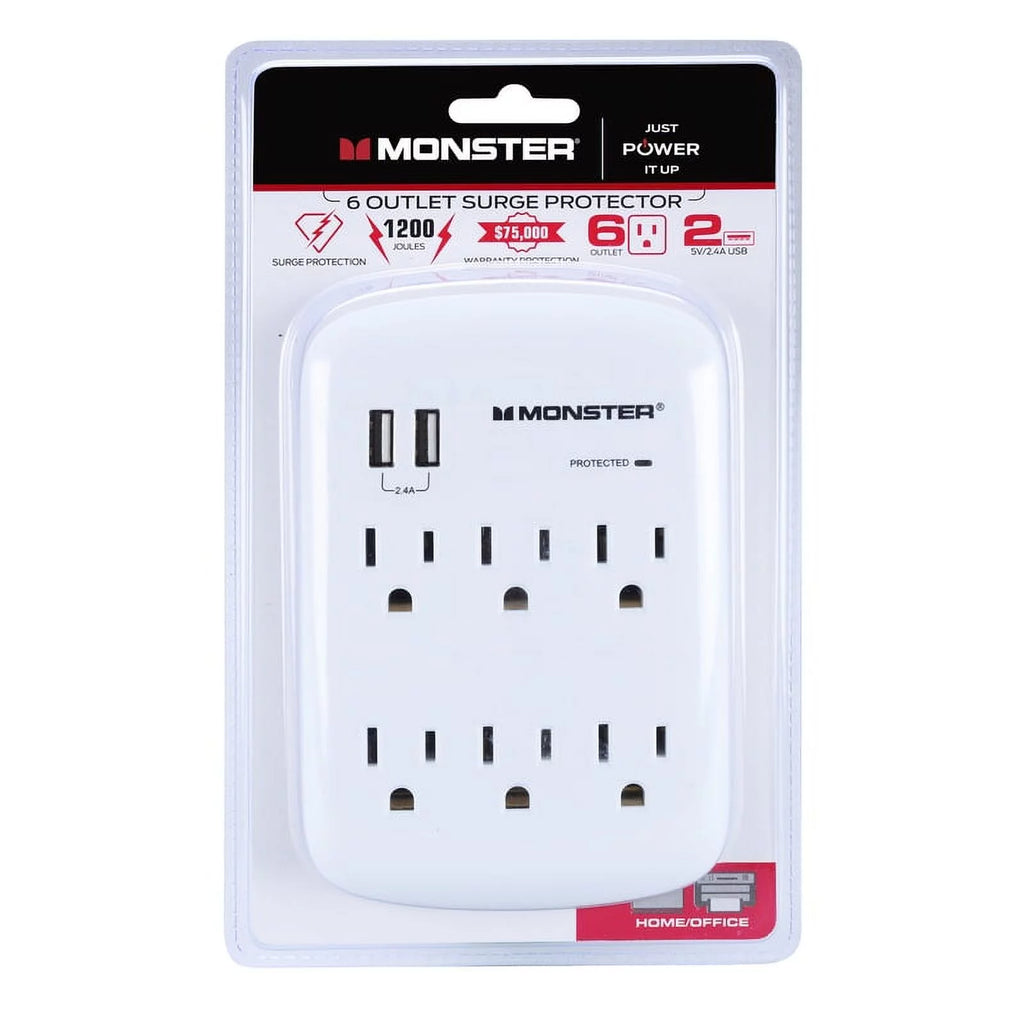Surge Protector Wall Tap, 1875 Watts, 125 Volts G7131