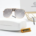 Round Stripe Printed Polarized Sunglasses V912609
